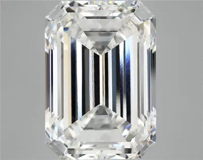 12.30ct F VVS2 Rare Carat Ideal Cut Emerald Lab Grown Diamond