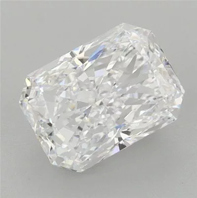 1.43ct D VVS2 Rare Carat Ideal Cut Radiant Lab Grown Diamond