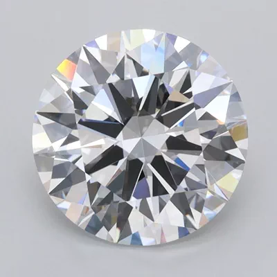 2.51ct D VVS1 Rare Carat Ideal Cut Round Lab Grown Diamond