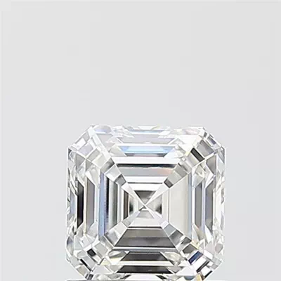 1.03ct F VVS2 Rare Carat Ideal Cut Asscher Lab Grown Diamond