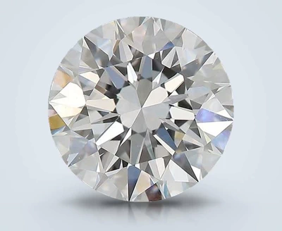 3.16ct D FL Rare Carat Ideal Cut Round Diamond