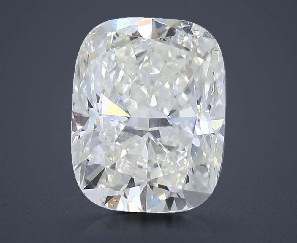 3.50ct K SI2 Very Good Cut Cushion Diamond