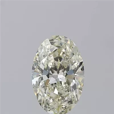 2.55ct K SI2 Rare Carat Ideal Cut Oval Diamond