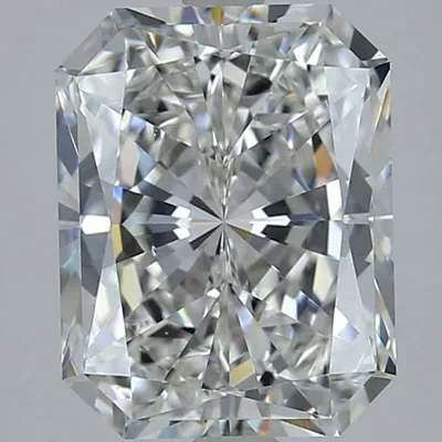 4.21ct G VS2 Rare Carat Ideal Cut Radiant Diamond