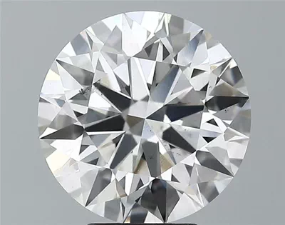 4.36ct F SI1 Rare Carat Ideal Cut Round Lab Grown Diamond