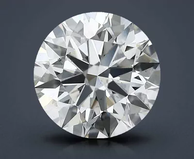 4.36ct F SI1 Rare Carat Ideal Cut Round Lab Grown Diamond