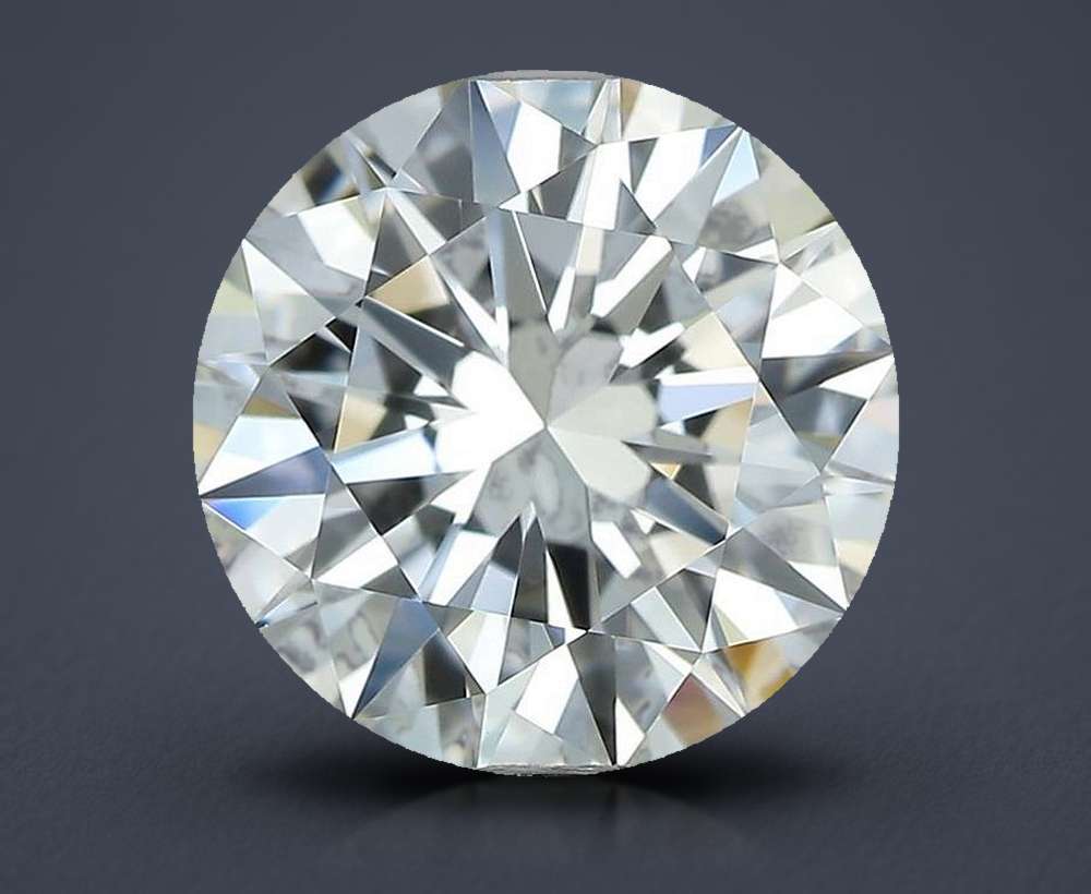 5.11ct D VS2 Rare Carat Ideal Cut Round Diamond