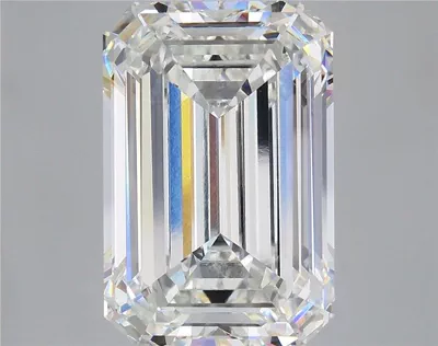 15.04ct G VVS2 Rare Carat Ideal Cut Emerald Lab Grown Diamond