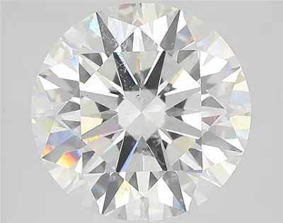 4.51ct J SI2 Rare Carat Ideal Cut Round Diamond