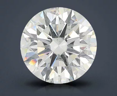 4.51ct J SI2 Rare Carat Ideal Cut Round Diamond