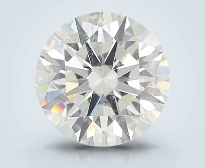 4.51ct J SI2 Rare Carat Ideal Cut Round Diamond