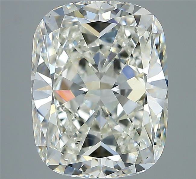 4.05ct J SI1 Very Good Cut Cushion Diamond
