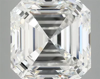 7.17ct F VVS2 Rare Carat Ideal Cut Asscher Lab Grown Diamond