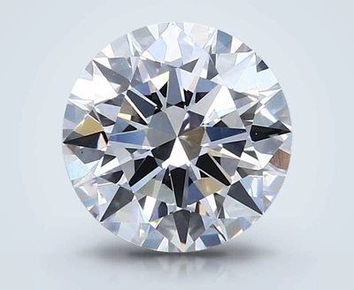 2.72ct E SI1 Rare Carat Ideal Cut Round Lab Grown Diamond
