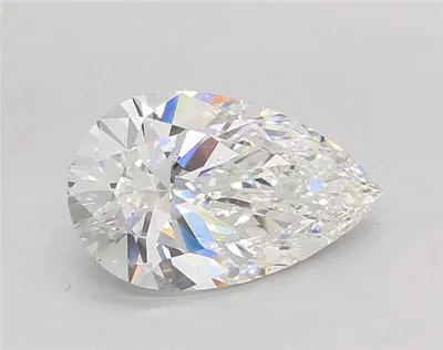 2.55ct E VS2 Rare Carat Ideal Cut Pear Lab Grown Diamond