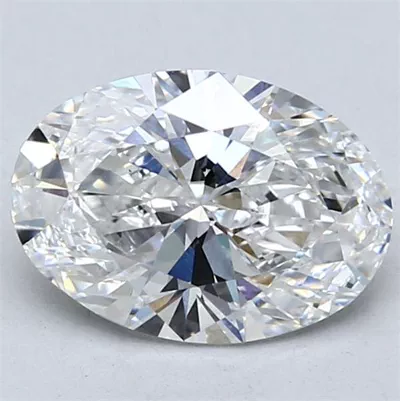 1.85ct D VS1 Rare Carat Ideal Cut Oval Lab Grown Diamond