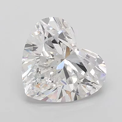6.07ct D VS2 Rare Carat Ideal Cut Heart Lab Grown Diamond