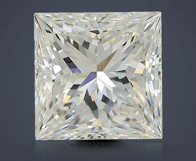 3.53ct I VVS1 Very Good Cut Princess Diamond