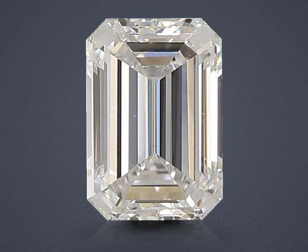 1.89ct D VS1 Rare Carat Ideal Cut Emerald Lab Grown Diamond