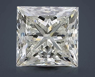2.01ct K VS2 Rare Carat Ideal Cut Princess Diamond