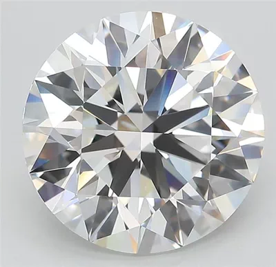 5.68ct F IF Rare Carat Ideal Cut Round Lab Grown Diamond