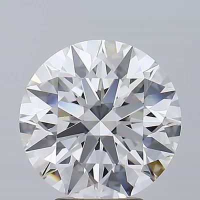 4.05ct F IF Rare Carat Ideal Cut Round Lab Grown Diamond
