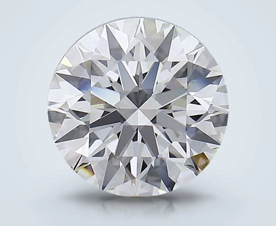 4.05ct F IF Rare Carat Ideal Cut Round Lab Grown Diamond