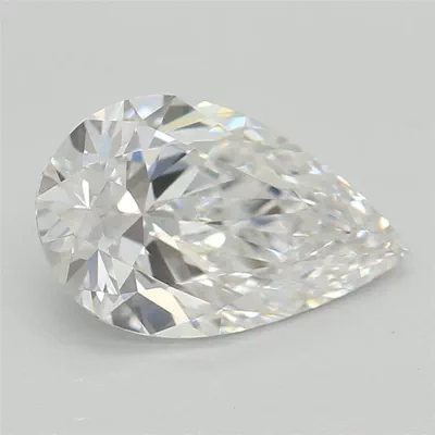 1.02ct D SI1 Rare Carat Ideal Cut Pear Lab Grown Diamond