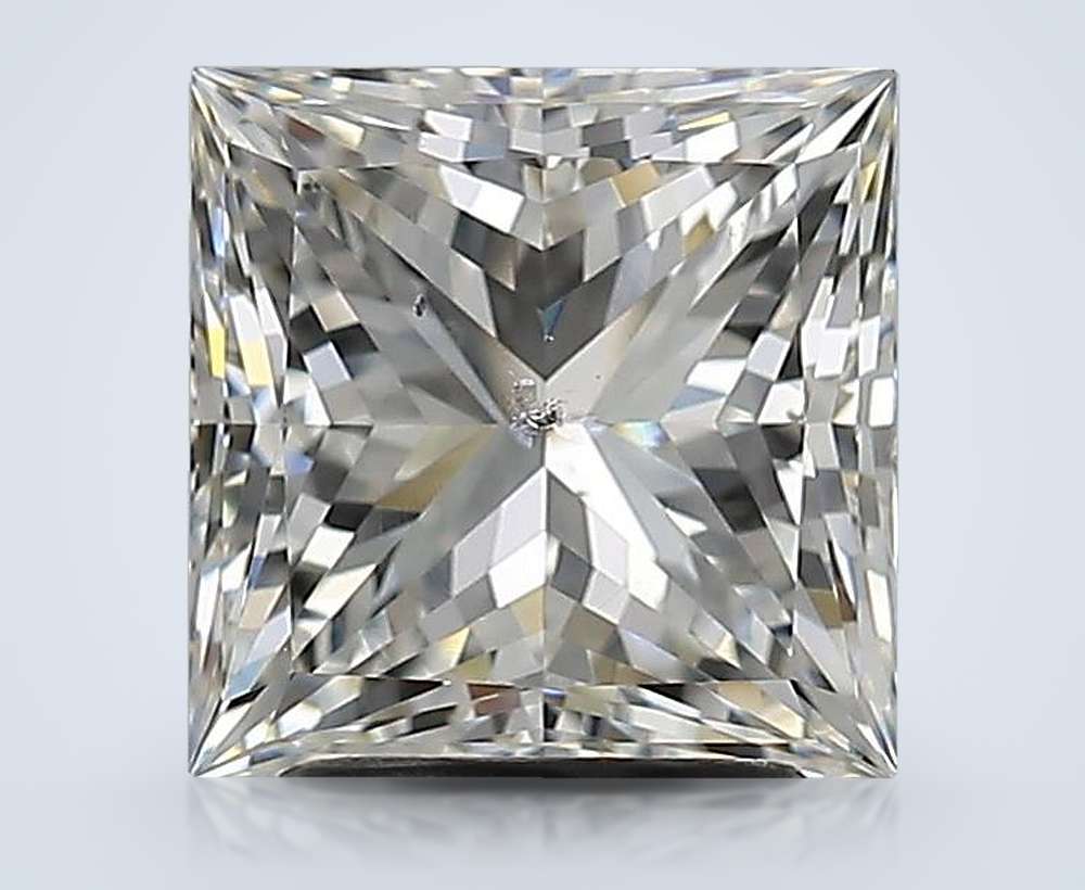 2.51ct I SI2 Rare Carat Ideal Cut Princess Diamond