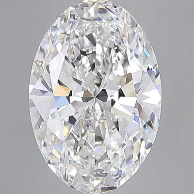 15.09ct F VS1 Rare Carat Ideal Cut Oval Lab Grown Diamond