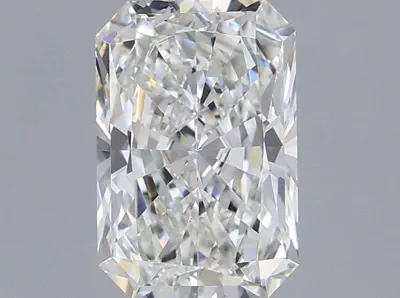 1.05ct F SI1 Rare Carat Ideal Cut Radiant Lab Grown Diamond