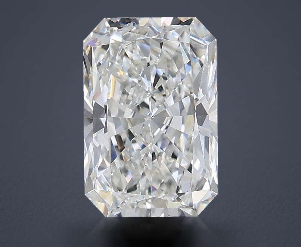 1.05ct F SI1 Rare Carat Ideal Cut Radiant Lab Grown Diamond