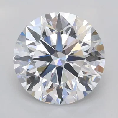 1.50ct D VVS1 Excellent Cut Round Lab Grown Diamond