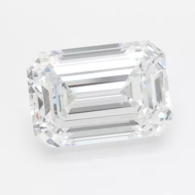 1.39ct D VVS1 Rare Carat Ideal Cut Emerald Lab Grown Diamond