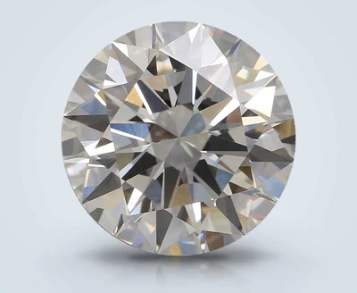 3.05ct E VVS2 Excellent Cut Round Lab Grown Diamond
