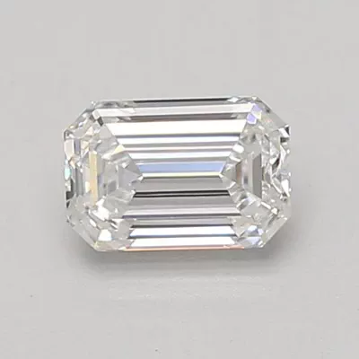 0.73ct D VVS2 Excellent Cut Emerald Lab Grown Diamond