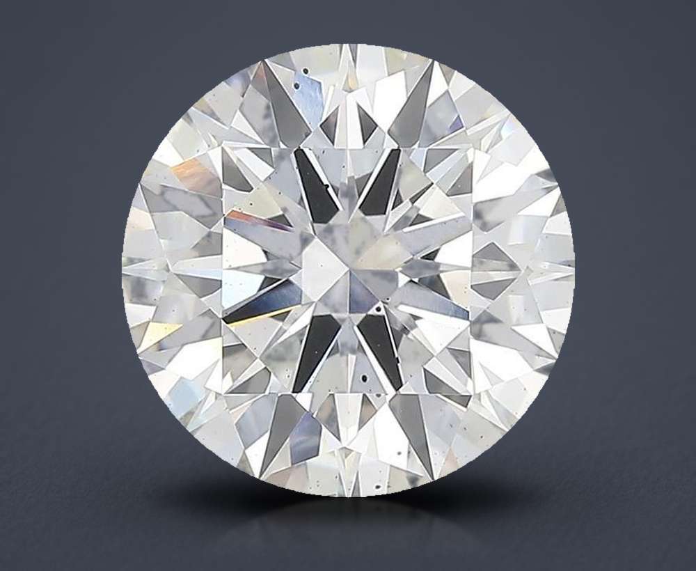 4.08ct G SI1 Rare Carat Ideal Cut Round Lab Grown Diamond