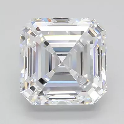 3.50ct D VVS1 Excellent Cut Asscher Lab Grown Diamond