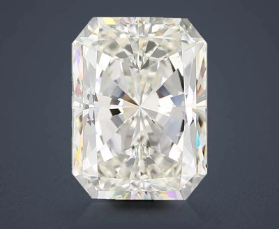 4.01ct I SI1 Rare Carat Ideal Cut Radiant Diamond