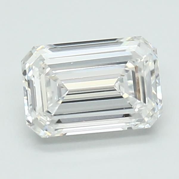 1.06ct E IF Rare Carat Ideal Cut Emerald Lab Grown Diamond