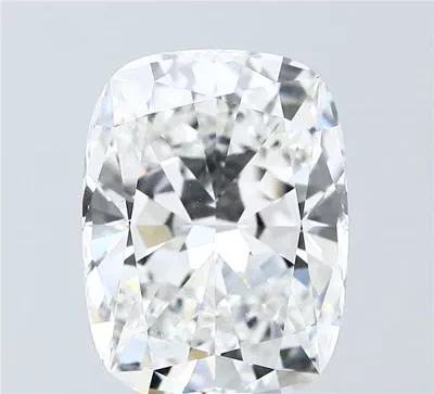 7.08ct F VS1 Rare Carat Ideal Cut Cushion Lab Grown Diamond