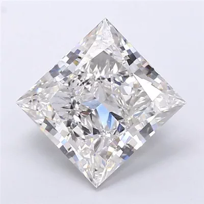 5.01ct F VS1 Rare Carat Ideal Cut Princess Lab Grown Diamond