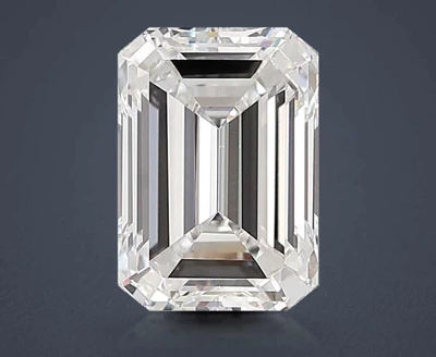 6.56ct E VS1 Rare Carat Ideal Cut Emerald Lab Grown Diamond