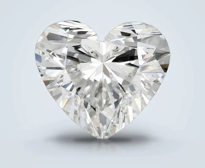 6.34ct E VVS2 Rare Carat Ideal Cut Heart Lab Grown Diamond