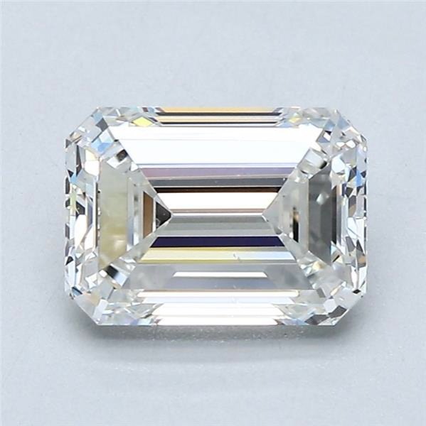 1.70ct H VVS2 Rare Carat Ideal Cut Emerald Diamond