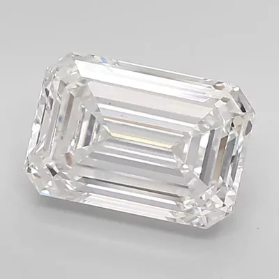 4.20ct E VS1 Rare Carat Ideal Cut Emerald Lab Grown Diamond