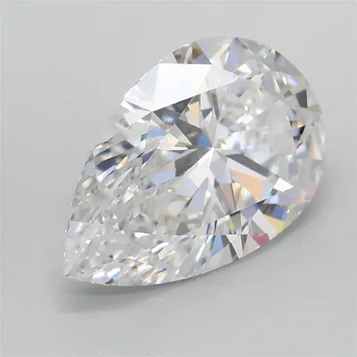 2.08ct D VS1 Rare Carat Ideal Cut Pear Lab Grown Diamond