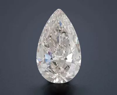 3.05ct K VS2 Rare Carat Ideal Cut Pear Diamond