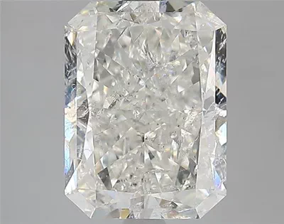 3.17ct H SI2 Rare Carat Ideal Cut Radiant Diamond