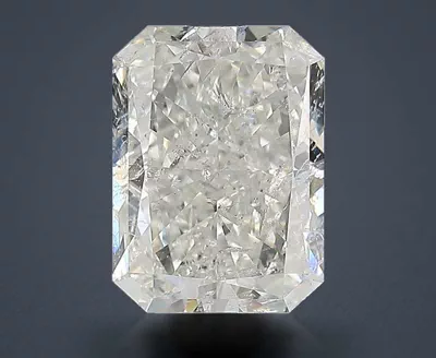 3.17ct H SI2 Rare Carat Ideal Cut Radiant Diamond